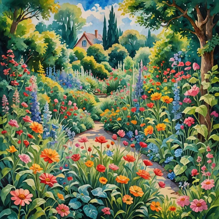 Style : Detailed Gouache 