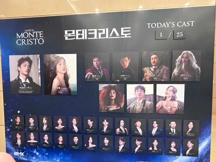 兩天的卡司不太一樣，但還是滿多重複的覺得小可惜