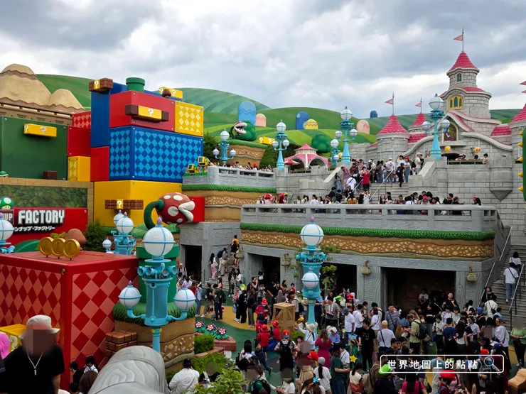 瑪利歐園區人潮實況照