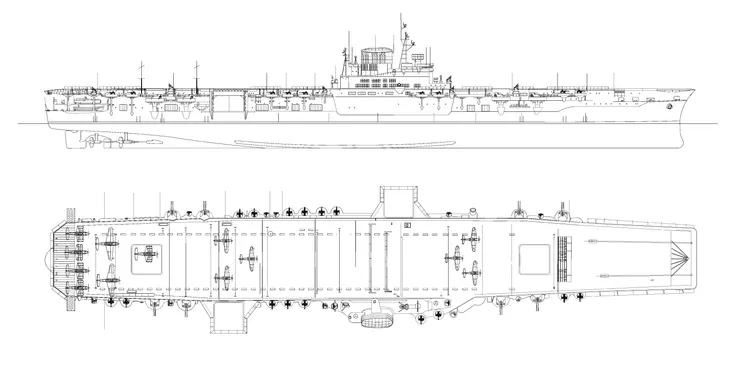 G14方案艦設計圖,網友依照原型數據製作