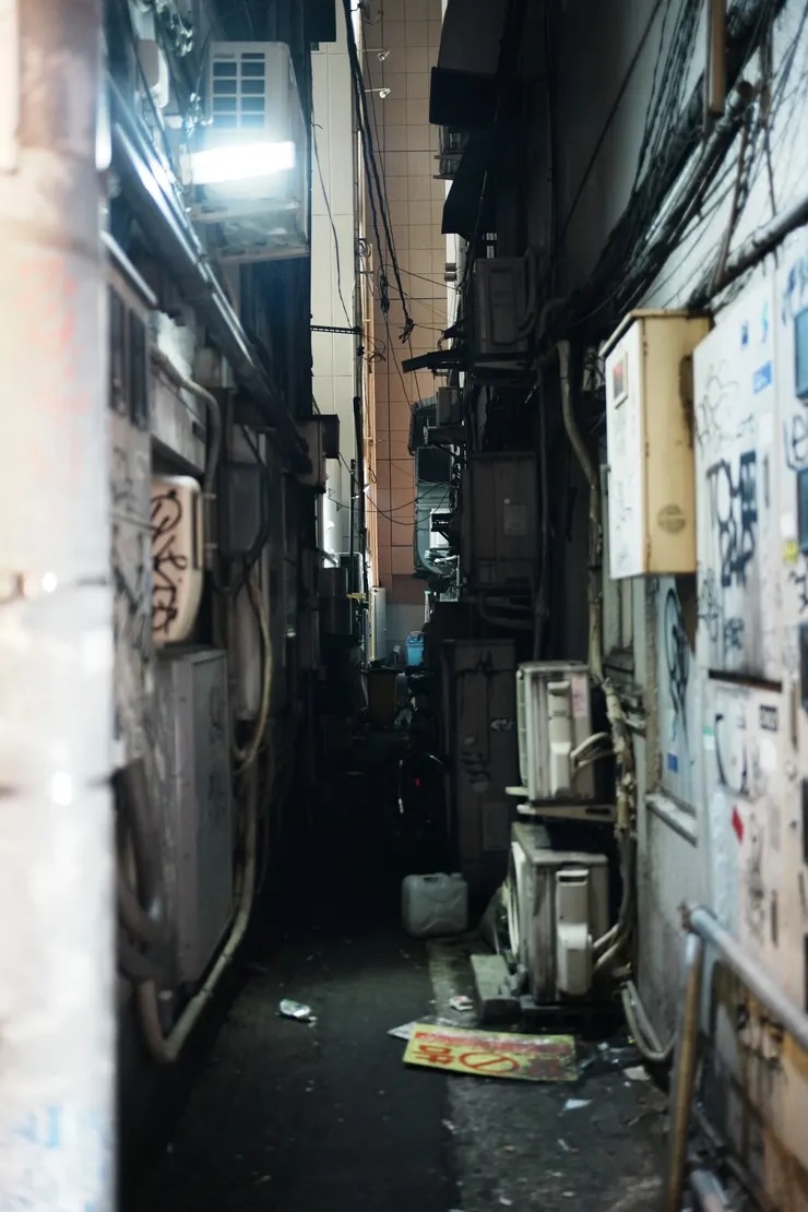 暗路小巷看起來也是挺恐怖的