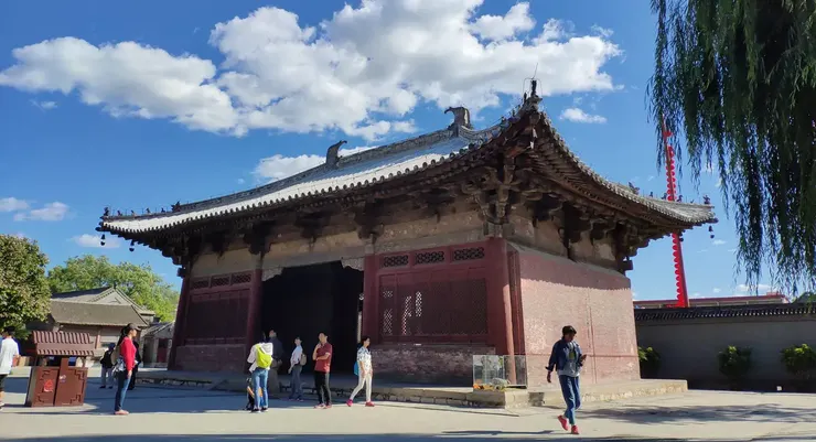 薊縣獨樂寺山門圖片