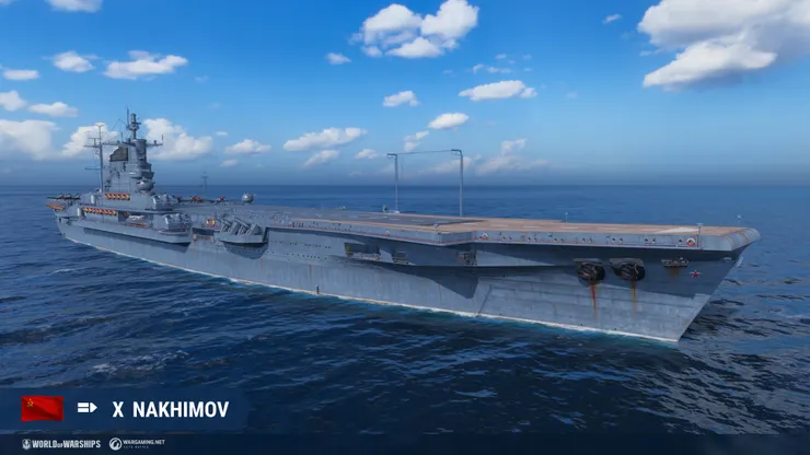 來自戰艦世界的納契莫夫海軍上將外觀