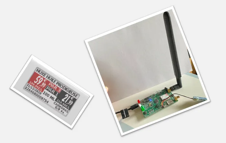 雲智慧的電子標籤和物聯網系統。（圖片來源：雲智慧官網）