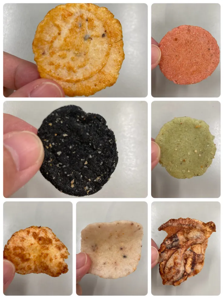 強力推薦綜合口味蝦餅！