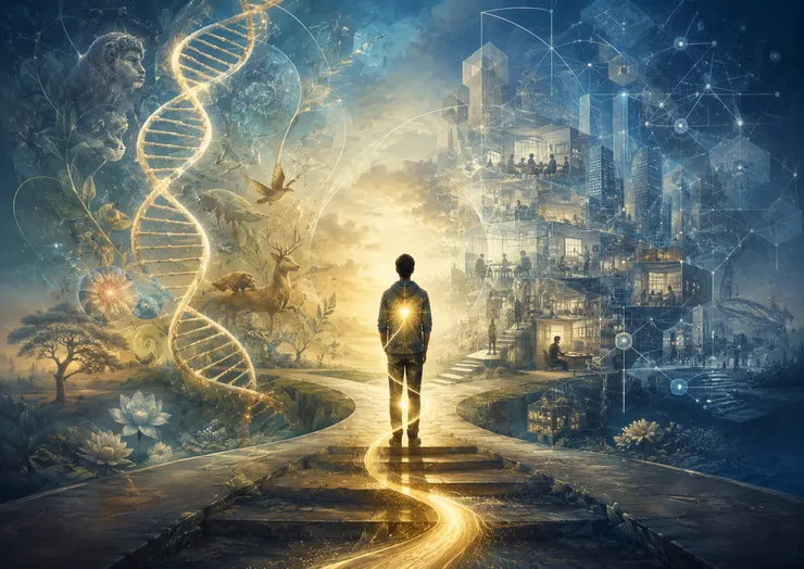 真正的自己，不是一開始就完整存在的東西，而是在每一次判斷裡，被慢慢選出來的。