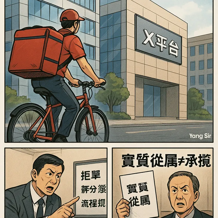 外送員是承攬?僱傭?