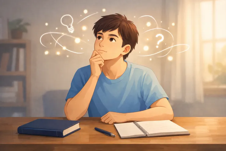 主動回想＝不是一直看，而是把答案從腦中「叫出來」。