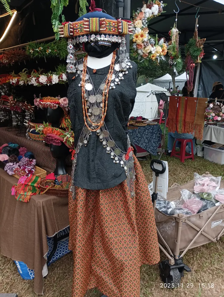 原民手工藝及編織品，自拍攝