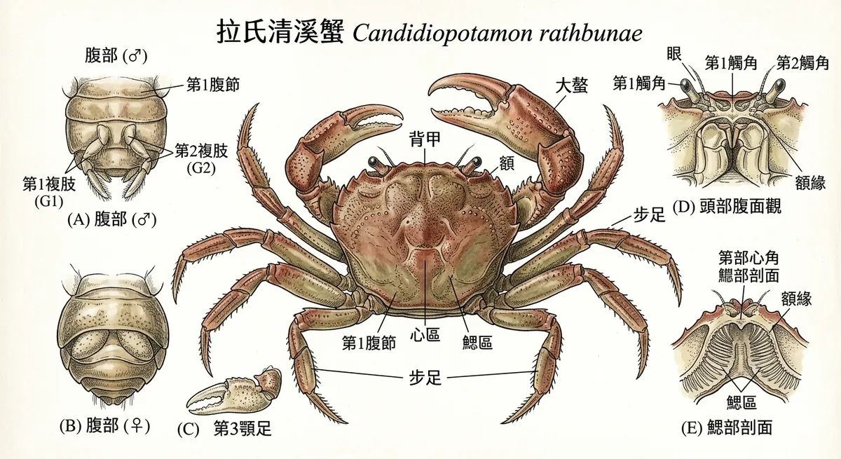 台灣的淡水蟹