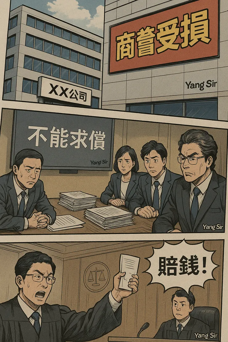 過去實務認為法人沒有非財產上的損害