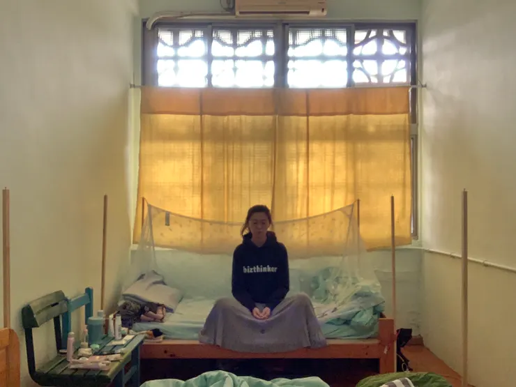 2022/12/21-2023/1/1我在嘉義臨時內觀中心的個人空間。