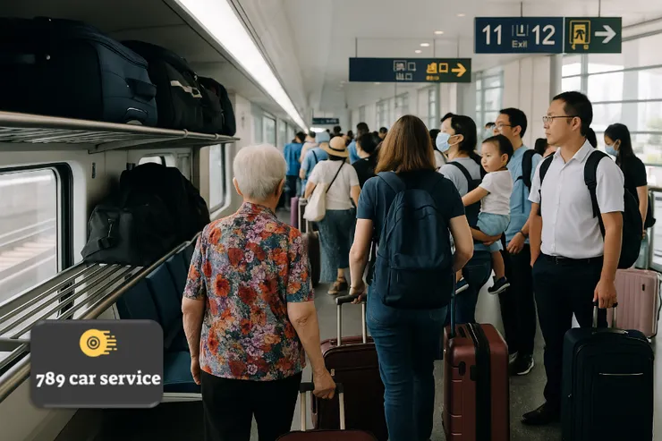 公共交通如高鐵或直通巴士雖然經濟實惠，但乘客往往需自行排隊過關，行李亦需放置於公共空間，容易分開或遺失。