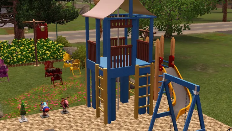 這個東西大家也不陌生吧,爬上去後溜滑梯。