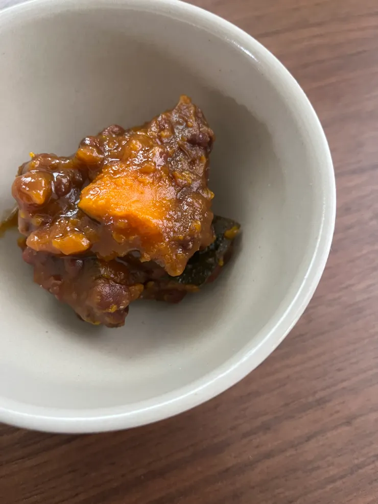 第一次的紅豆煮南瓜