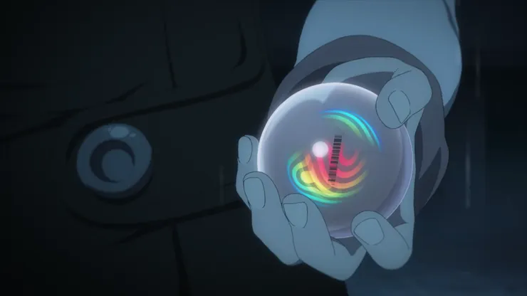 打倒的方式,狀似是取出對方的core。