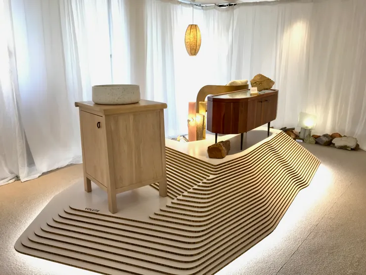 巴黎設計周城内展廳之一。