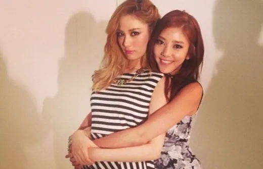 Nana與孫淡妃感情極好，圖片來源：孫淡妃Twitter