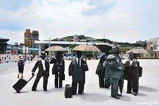 國門廣場局部完工，成為基隆站前的新空間