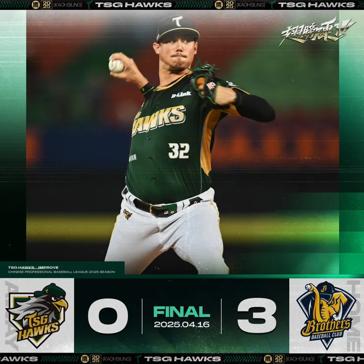 球隊寄望石萬金投出王牌架勢。（翻攝自台鋼雄鷹臉書）