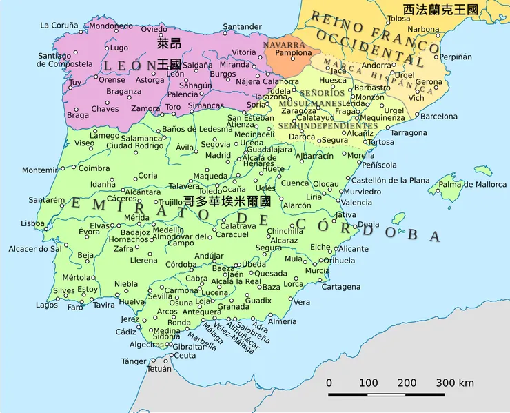 十世紀初的伊比利半島