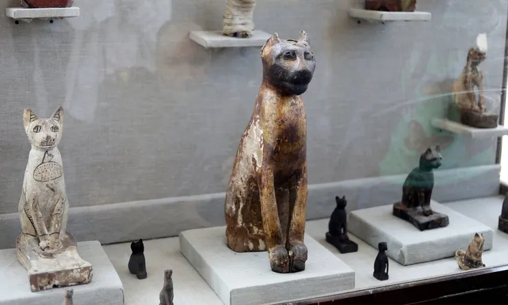 各種貓神芭斯特的貓咪坐像