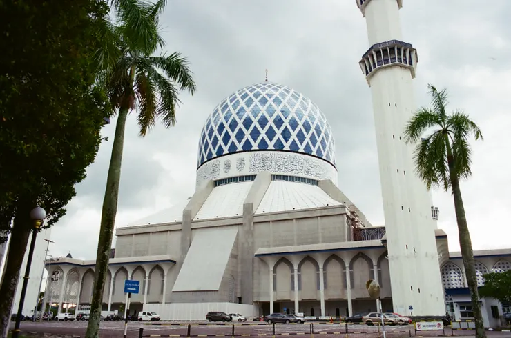 馬來西亞-蘇丹沙拉胡丁阿布都-阿濟茲沙清真寺(俗稱藍色清真寺)