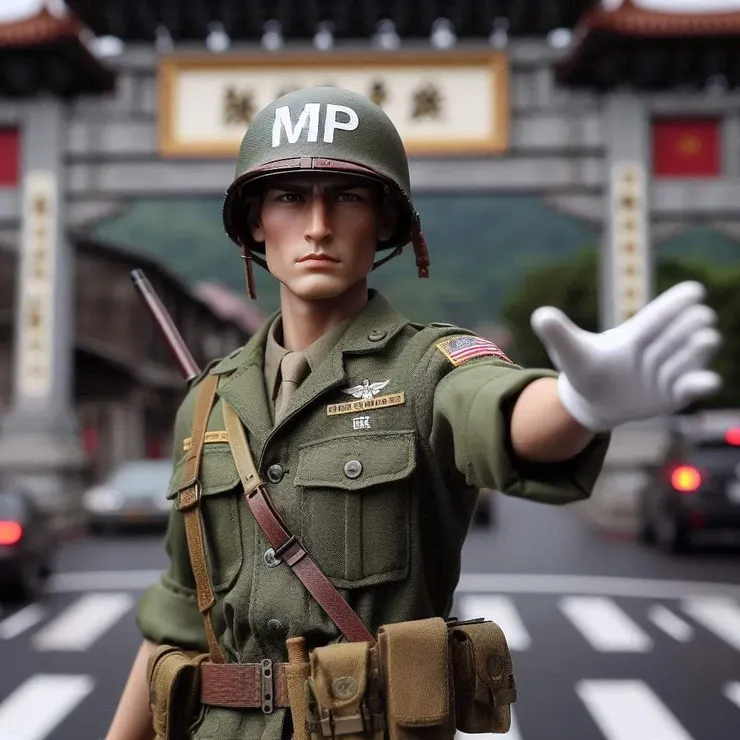 憲兵：不要拿軍歌開玩笑。