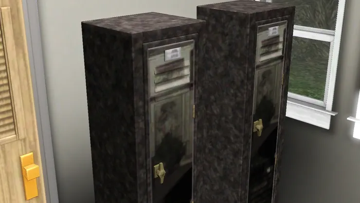 這種儲物櫃挺常見吧，我用了有點型格的款式，沒必要太一成不變。