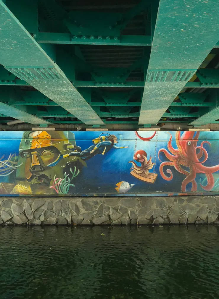 中港大排彩繪區