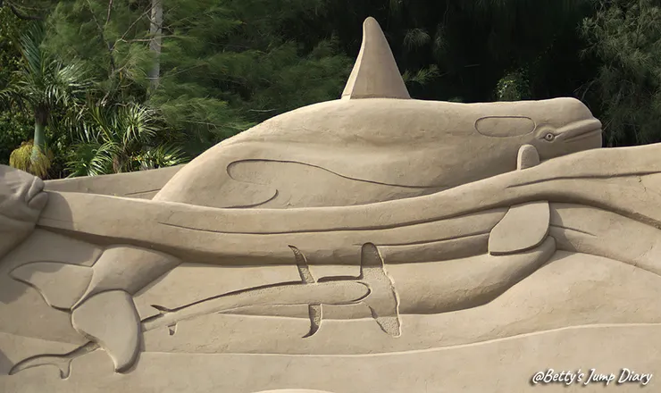 ▲2025苗栗「通霄沙雕藝術節」逍遙沙城/圖片來源：Betty's Jump Diary