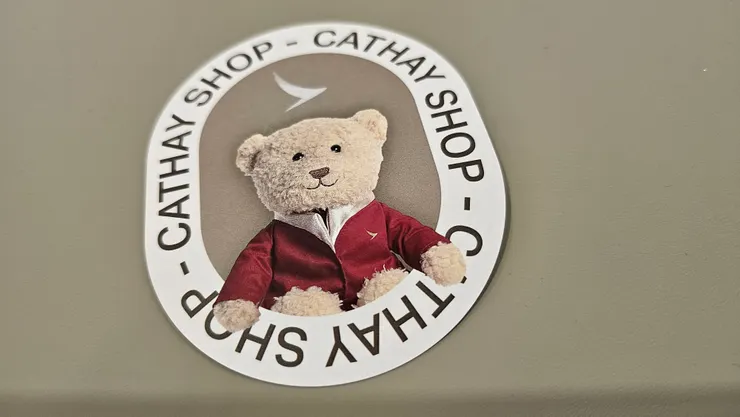 國泰航空送的貼紙!