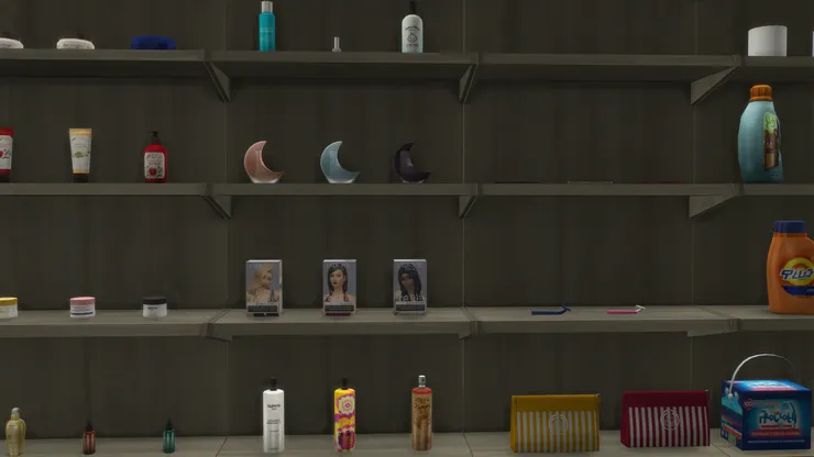 也是很一般的貨品,就是大牌子的洗髮水、護髮乳、染髮劑等。