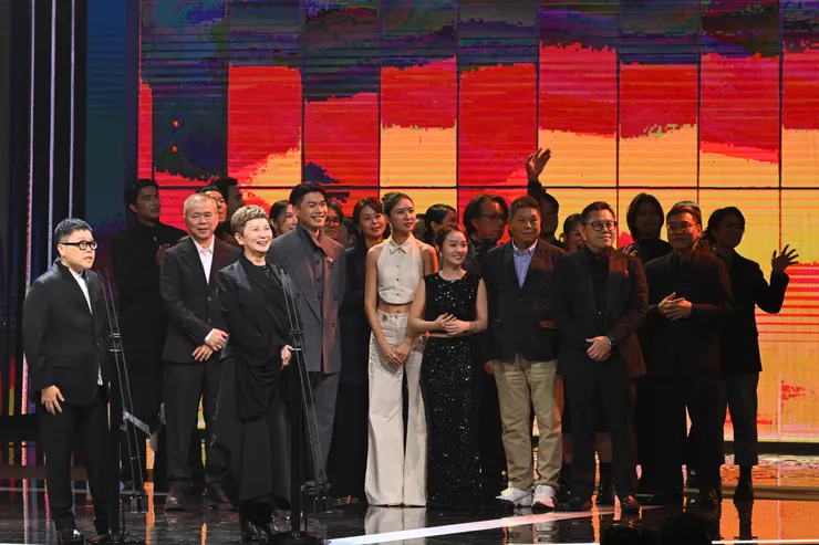 第 62 屆金馬獎頒獎典禮，《大濛》劇組。／影像提供：台北金馬影展執行委員會