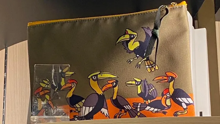 Hornbill&nbsp;drawn by Jun-Yi, an artist with special needs.