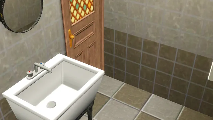 因為要洗清潔用品,所以洗手盆加大了。