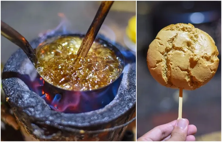 台南孔廟前的手作椪糖