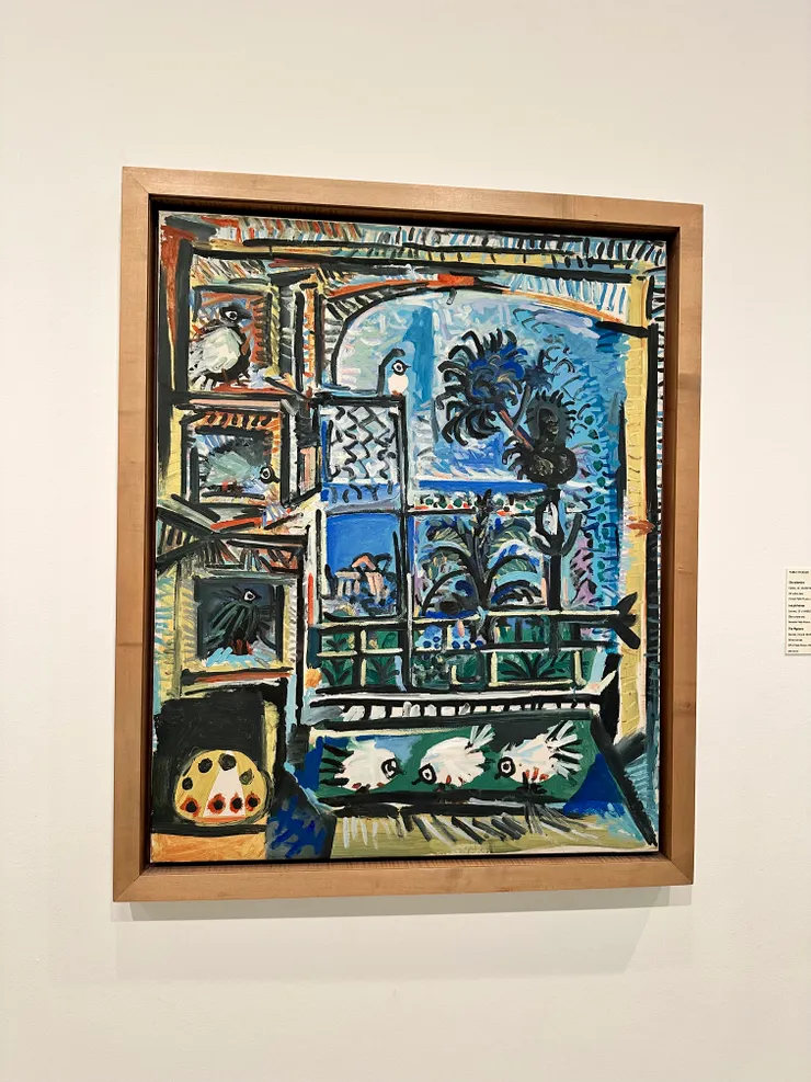 畢卡索畫了幾十幅的窗外鴿子，一幅一幅愈來愈抽象