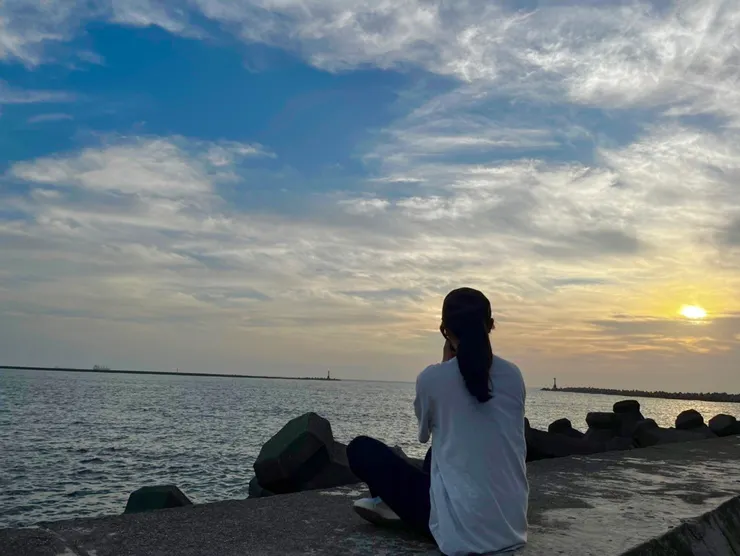 私心多放一張看海的照片，好喜歡看海哦🌊