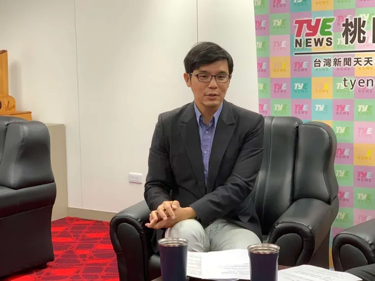 許彥輝細說桃園體育政策。圖:劉康彣攝