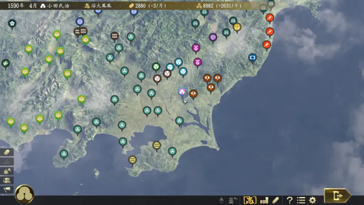 小田氏治3關東新局