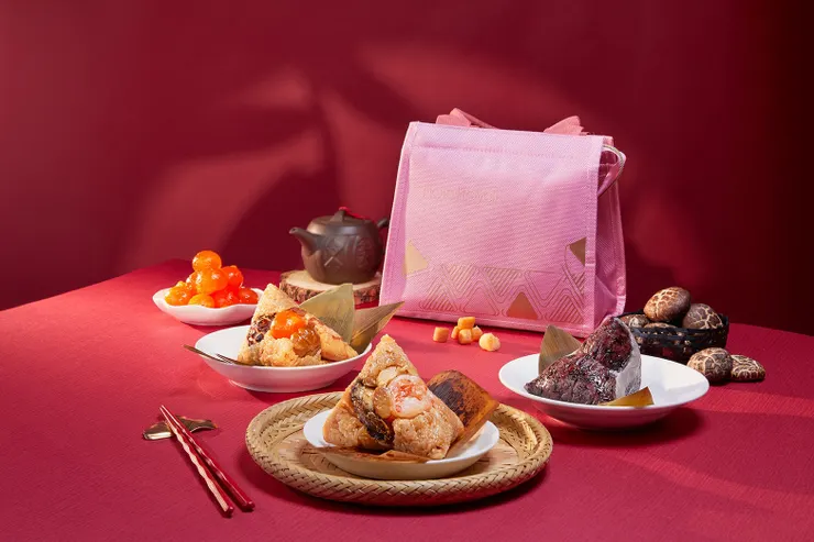 01新竹老爺酒店「粽有好味禮盒」，由主廚團隊匠心研製，打造三款總有好味道的端午禮粽