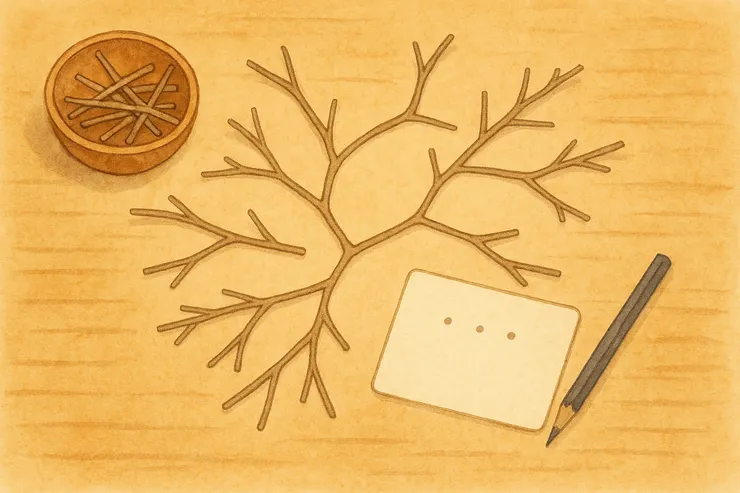 先攤開，再選用。