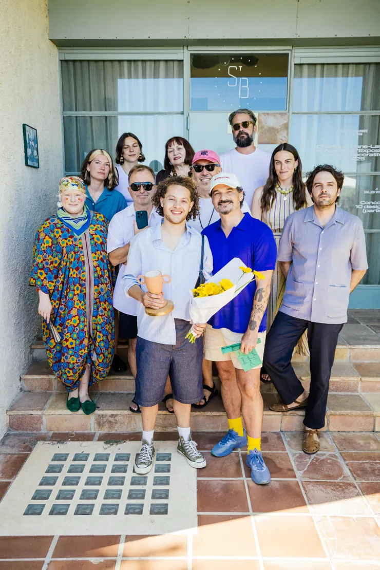 Simon Dupety 得獎時所攝。 Ph: Clement Harpillard.