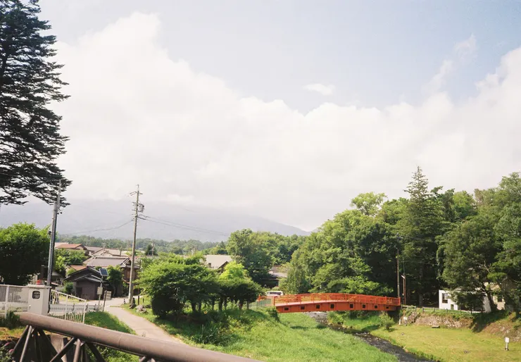 ＃通往長倉神社的小紅橋