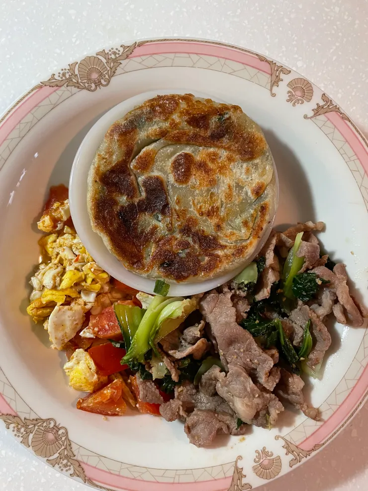 基隆餡餅當主食
