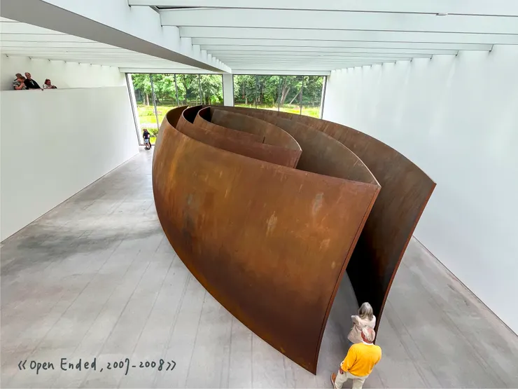 Richard Serra《Open Ended, 2007-2008》