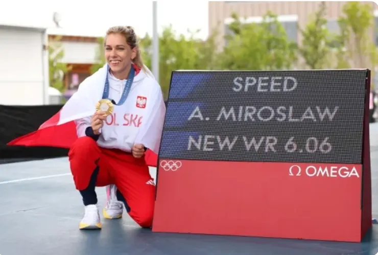 波蘭的米路斯羅打破女子組世界紀錄
