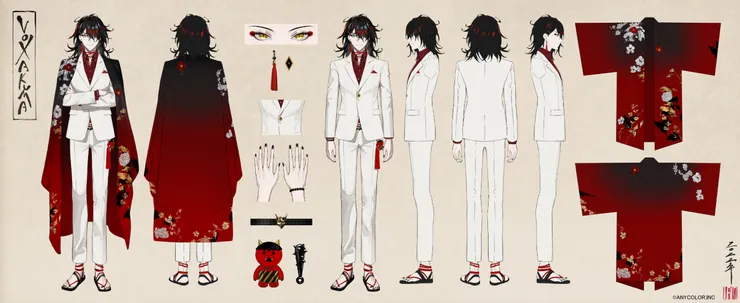 Nijisanji EN旗下VTuber Vox Akuma 初始形象，由日本繪師LAM擔任製作