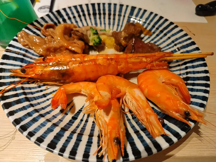 白蝦 烤蝦